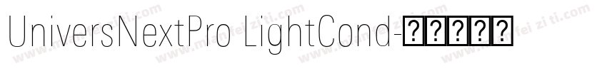 UniversNextPro LightCond字体转换